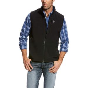imageAriat Mens Vernon 20 Softshell Vest Athletic Outerwear Casual Full Zip  BlackBlack