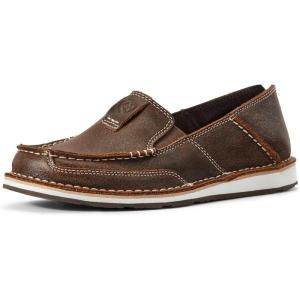 imageAriat Womens Cruiser Embossed Moccasins Flats Casual  BlueVintage Bomber