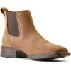 imageAriat Mens Booker Ultra Embroidered Square Toe Chelsea Casual Boots Ankle  BlueAdobe Mocha