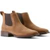 imageAriat Mens Booker Ultra Embroidered Square Toe Chelsea Casual Boots Ankle  BlueAdobe Mocha