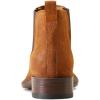 imageAriat Mens Booker Ultra Embroidered Square Toe Chelsea Casual Boots Ankle  BlueBar Top Brown
