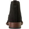 imageAriat Mens Booker Ultra Embroidered Square Toe Chelsea Casual Boots Ankle  BlueBlack Suede