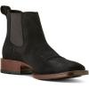imageAriat Mens Booker Ultra Embroidered Square Toe Chelsea Casual Boots Ankle  BlueBlack Suede