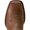 imageAriat Mens Booker Ultra Embroidered Square Toe Chelsea Casual Boots Ankle  BlueBrown Oiled Rowdy