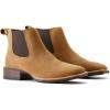 imageAriat Mens Booker Ultra Embroidered Square Toe Chelsea Casual Boots Ankle  BlueDijon Suede