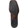imageAriat Mens Booker Ultra Embroidered Square Toe Chelsea Casual Boots Ankle  BlueRoyal Brown