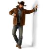 imageAriat Mens Yellowstone Herder Waxed Shirt JacketRich Brown