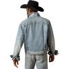 imageAriat Mens Yellowstone Hometown Denim JacketLight Worn Out