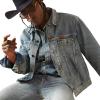 imageAriat Mens Yellowstone Hometown Denim JacketLight Worn Out