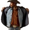 imageAriat Mens Yellowstone Midnight Fair Quilted Shirt JacketNavy