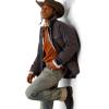 imageAriat Mens Yellowstone Midnight Fair Quilted Shirt JacketNavy