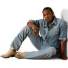 imageAriat Mens Yellowstone Weekly Denim ShirtLight Stone Wash