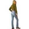 imageAriat Womens Yellowstone High Rise Straight Up Straight Leg JeanLight Indigo