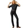 imageAriat Womens Yellowstone High Rise Straight Up Straight Leg JeanRinse