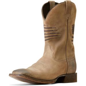 imageARIAT Circuit Patriot Mens BootBurned Grey Roughout
