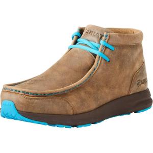 imageARIAT Spitfire Mens BootBrown BomberBlue Laces