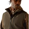 imageARIAT Mens Logo Softshell VestDark GreenDark Green Heather