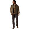 imageARIAT Mens Logo Softshell VestDark GreenDark Green Heather
