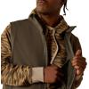 imageARIAT Mens Logo Softshell VestDark GreenDark Green Heather