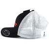 imageARIAT Mens Mexican Flag Colors Embroidered Snapback Cap Black with White Mesh Back 6Panel Mid ProfileBlack