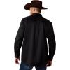 imageARIAT Mens Team Logo Twill Classic Fit Shirt Seascape USABlack