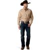 imageARIAT Mens Team Logo Twill Classic Fit Shirt Seascape USAKhaki
