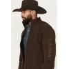 imageARIAT mens Logo Softshell JacketBrown
