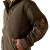 imageARIAT mens Logo Softshell JacketEarth Green Heather