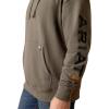 imageAriat Male Ariat Logo HoodieBeluga HeatherBlack