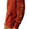 imageAriat Male Ariat Logo HoodieBurnt HennaCumin