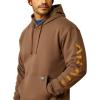 imageAriat Male Ariat Logo HoodieChocolate ChipGolden Brown