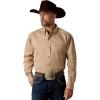 imageARIAT Mens Team Logo Twill Classic Fit Shirt Seascape USAKhaki