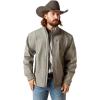 imageARIAT Mens Vernon 20 Softshell JacketJetty Gray Embossed