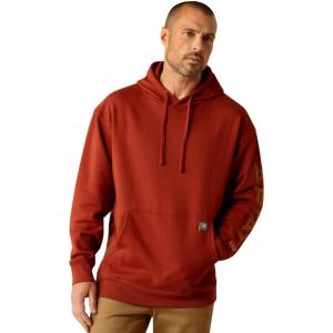 imageAriat Male Ariat Logo HoodieBurnt HennaCumin