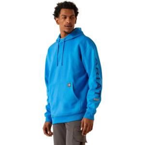 imageAriat Male Ariat Logo HoodieFrench BlueSodalite Blue