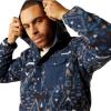 imageARIAT Mens Camo Flag Hoodie Charcoal HeatherNavy Southwest