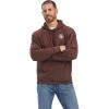 imageARIAT Mens Camo Flag Hoodie Charcoal HeatherSouthwest Leather Chestnut