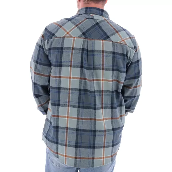 imageLegendary Whitetails Mens Buck Camp Flannel Long Sleeve Plaid Button Down Casual Shirt Corduroy CuffsBackwater Plaid