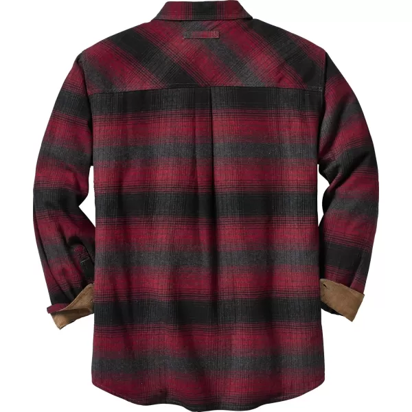 imageLegendary Whitetails Mens Buck Camp Flannel Long Sleeve Plaid Button Down Casual Shirt Corduroy CuffsCabin Fever Plaid