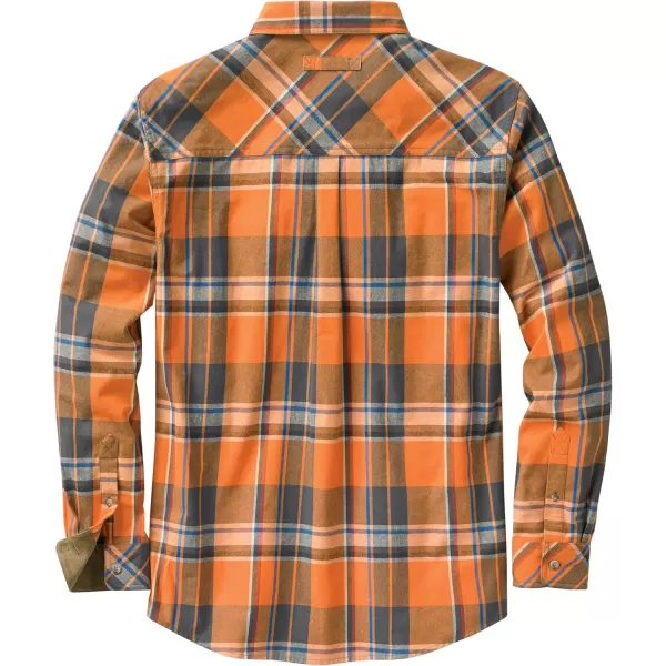 imageLegendary Whitetails Mens Buck Camp Flannel Long Sleeve Plaid Button Down Casual Shirt Corduroy CuffsCanyon Plaid