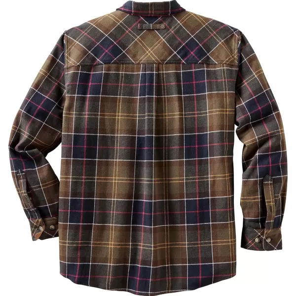 imageLegendary Whitetails Mens Buck Camp Flannel Long Sleeve Plaid Button Down Casual Shirt Corduroy CuffsHuntsman Plaid