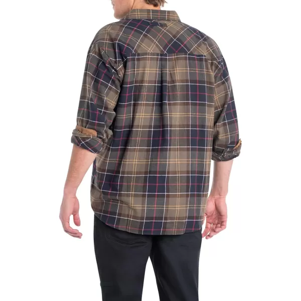 imageLegendary Whitetails Mens Buck Camp Flannel Long Sleeve Plaid Button Down Casual Shirt Corduroy CuffsHuntsman Plaid