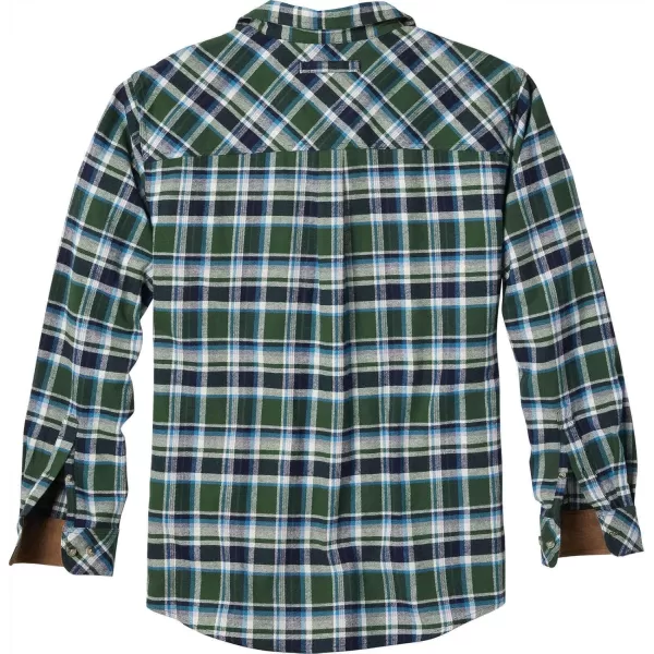 imageLegendary Whitetails Mens Buck Camp Flannel Long Sleeve Plaid Button Down Casual Shirt Corduroy CuffsPike Place Plaid