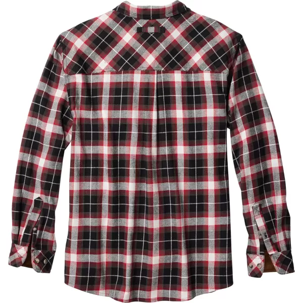 imageLegendary Whitetails Mens Buck Camp Flannel Long Sleeve Plaid Button Down Casual Shirt Corduroy CuffsSackett Plaid