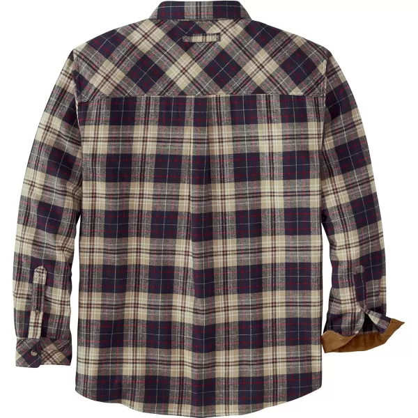 imageLegendary Whitetails Mens Buck Camp Flannel Long Sleeve Plaid Button Down Casual Shirt Corduroy CuffsTartan Stone Plaid