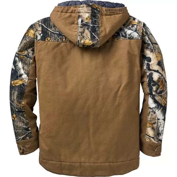 imageLegendary Whitetails Canvas Cross Trail Jacket Workwear for Men Winter Work Coat Regular Big ampamp Tall Outerwear ClothingBarley