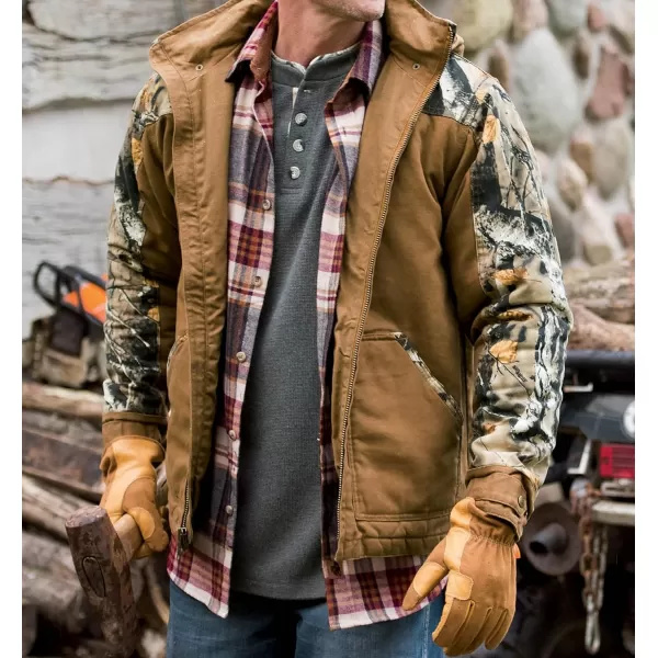 imageLegendary Whitetails Canvas Cross Trail Jacket Workwear for Men Winter Work Coat Regular Big ampamp Tall Outerwear ClothingBarley