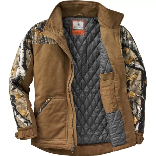 imageLegendary Whitetails Canvas Cross Trail Jacket Workwear for Men Winter Work Coat Regular Big ampamp Tall Outerwear ClothingBarley