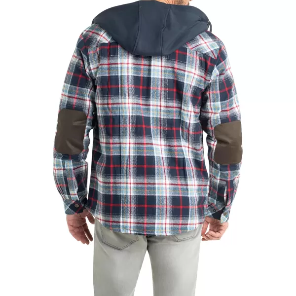 imageLegendary Whitetails Mens Camp Night Berber Lined Hooded Flannel Shirt JacketNight River Plaid