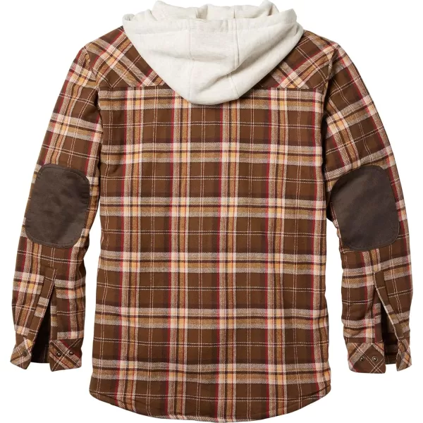 imageLegendary Whitetails Mens Camp Night Berber Lined Hooded Flannel Shirt JacketRanger Plaid